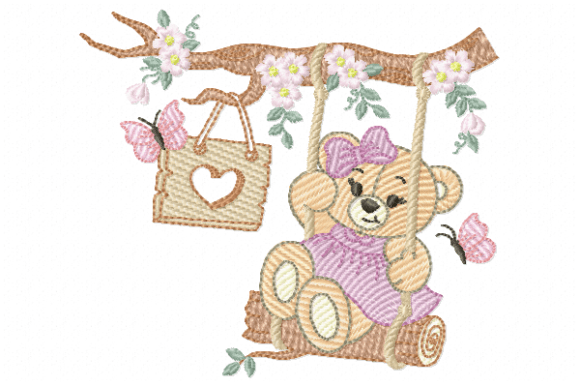 Baby Bear Girl: A Holiday Embroidery Review