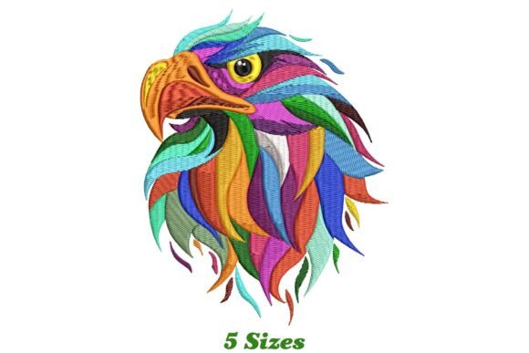 Colorful Eagle Head: A Seasonal Embroidery Review
