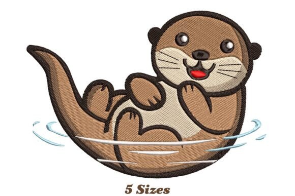 Cute Otter Embroidery: A Designer’s Review for Boutique Apparel