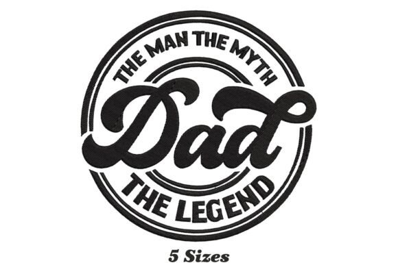 Dad the Man the Myth the Legend: Embroidery Review