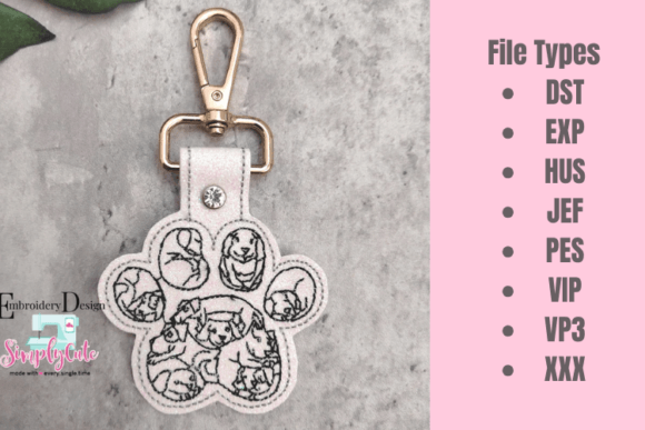 Review: Dog Paw ITH Snap Tab Keychain for Apparel
