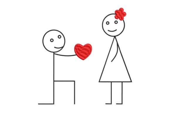Review: Funny Stickman in Love Heart Proposal