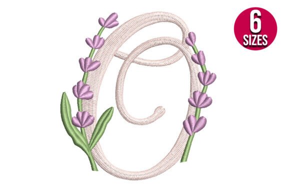 Review: Lavender Font Letter O for Craft Fairs