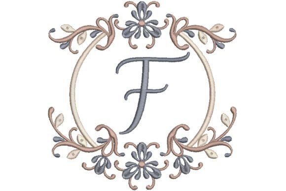Review: Single Monogram in Frame Letter F for Sweatshirts