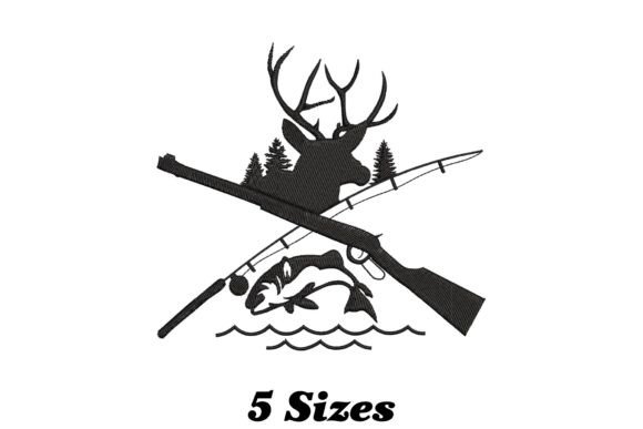 Reviewing Deer and Fish Hunting and Fishing Embroidery