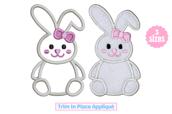 Reviewing the Easter Bunny Girl Applique for Boutique Sweatshirts